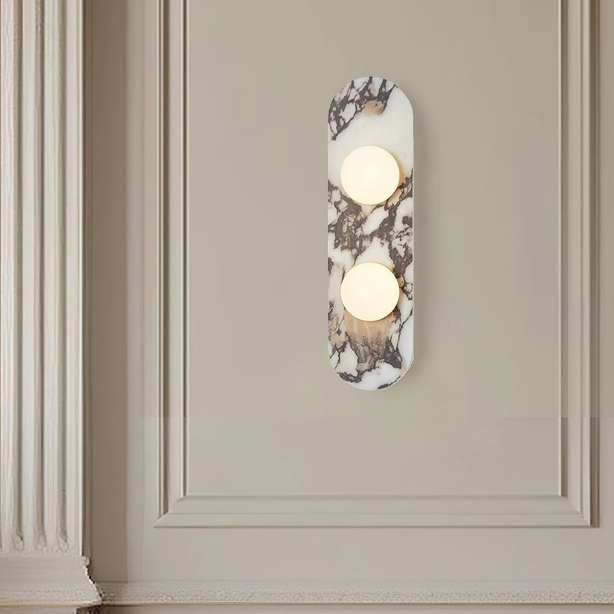 Covelyra Marble Glass Wall Lamp