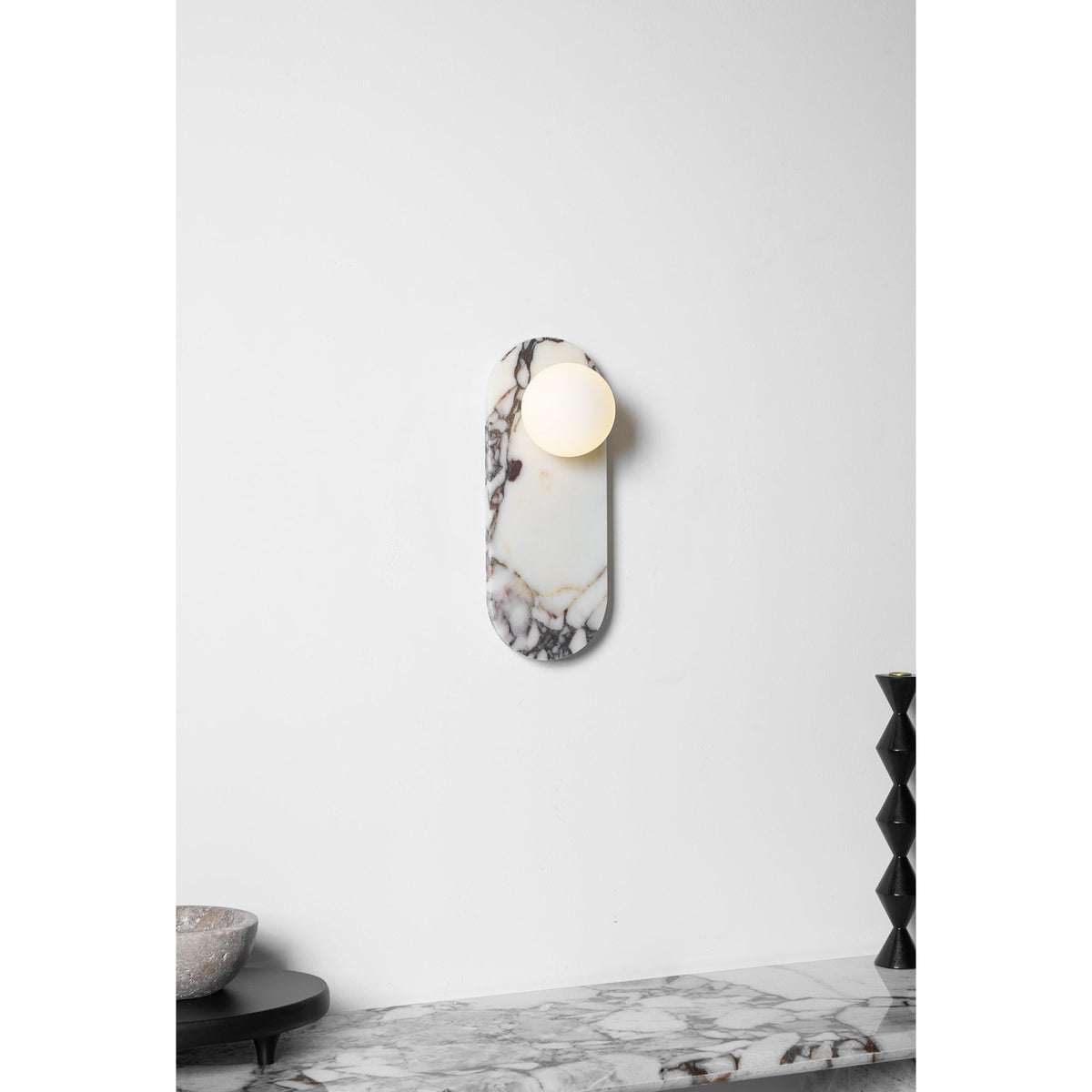 Covelyra Marble Glass Wall Lamp