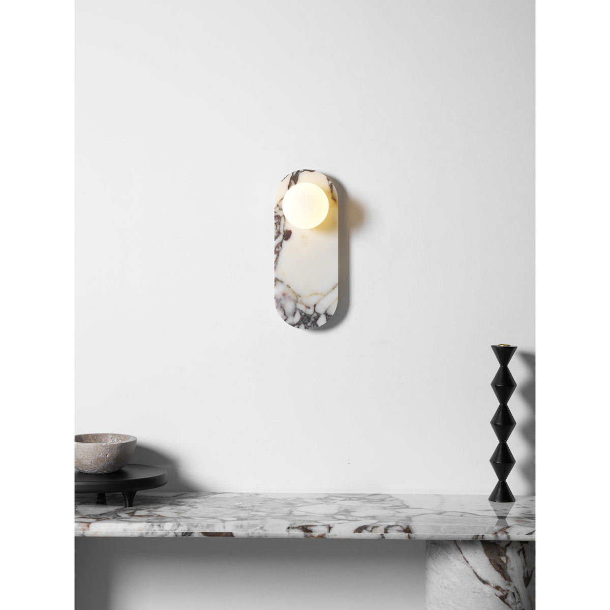 Covelyra Marble Glass Wall Lamp
