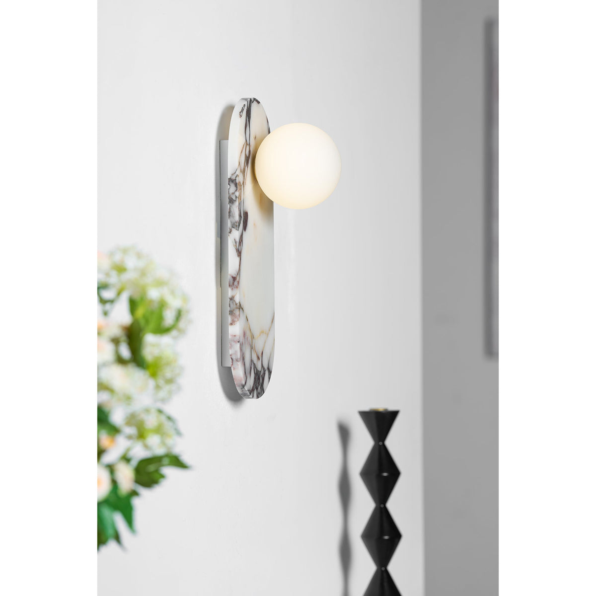 Covelyra Marble Glass Wall Lamp