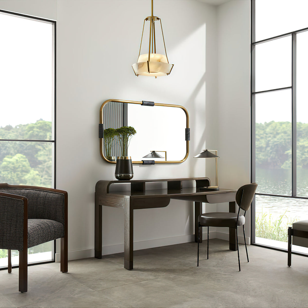 Avlireth Alabaster Pendant Lamp