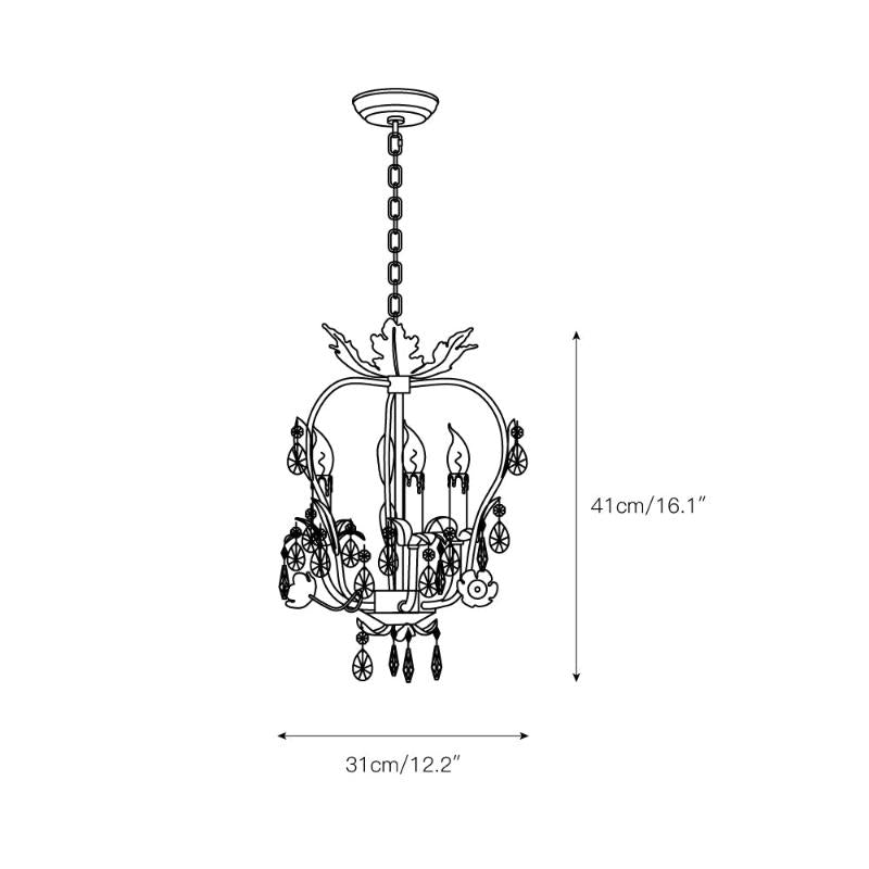 Sylaeara Postmodern Luxury Crystal Chandelier