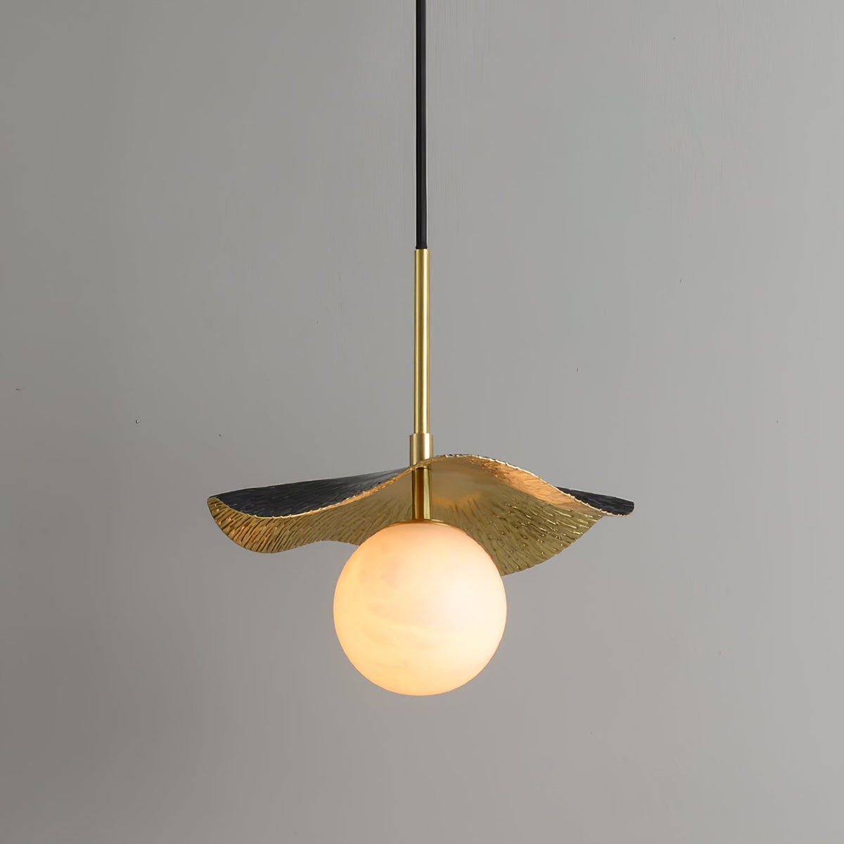 Zaraeen Brass Alabaster Pendant Light