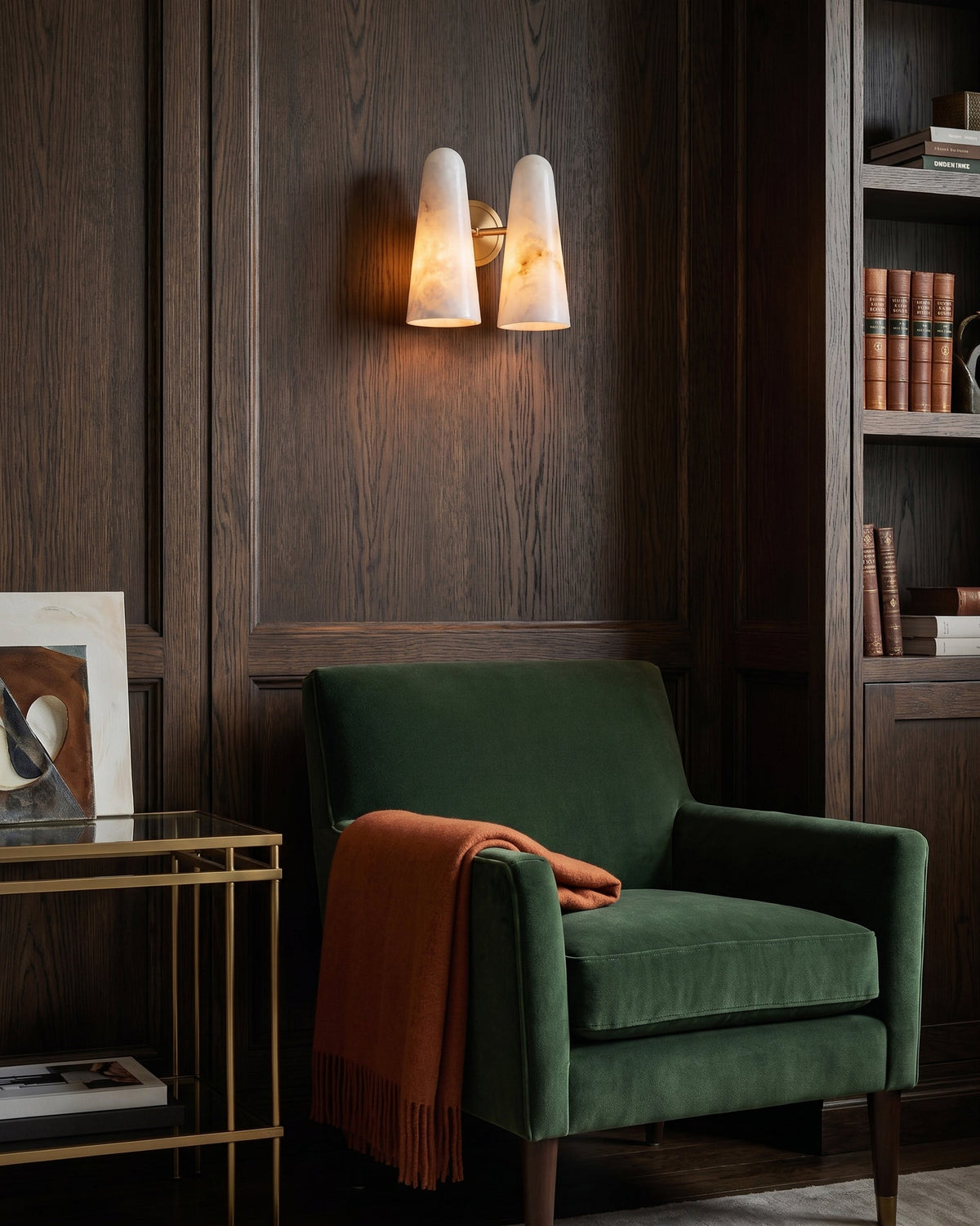 Montfaucon Alabaster Wall Sconce