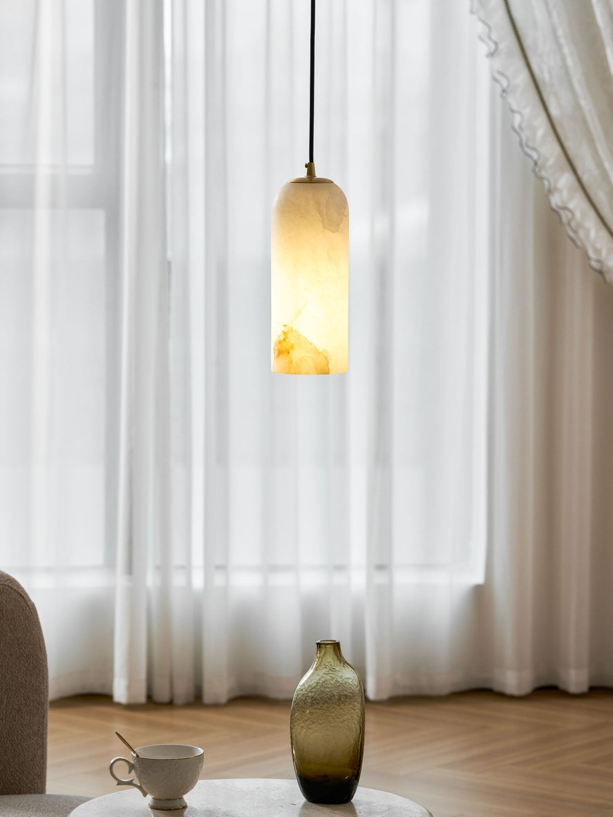 Willowmont Alabaster Pendant Light