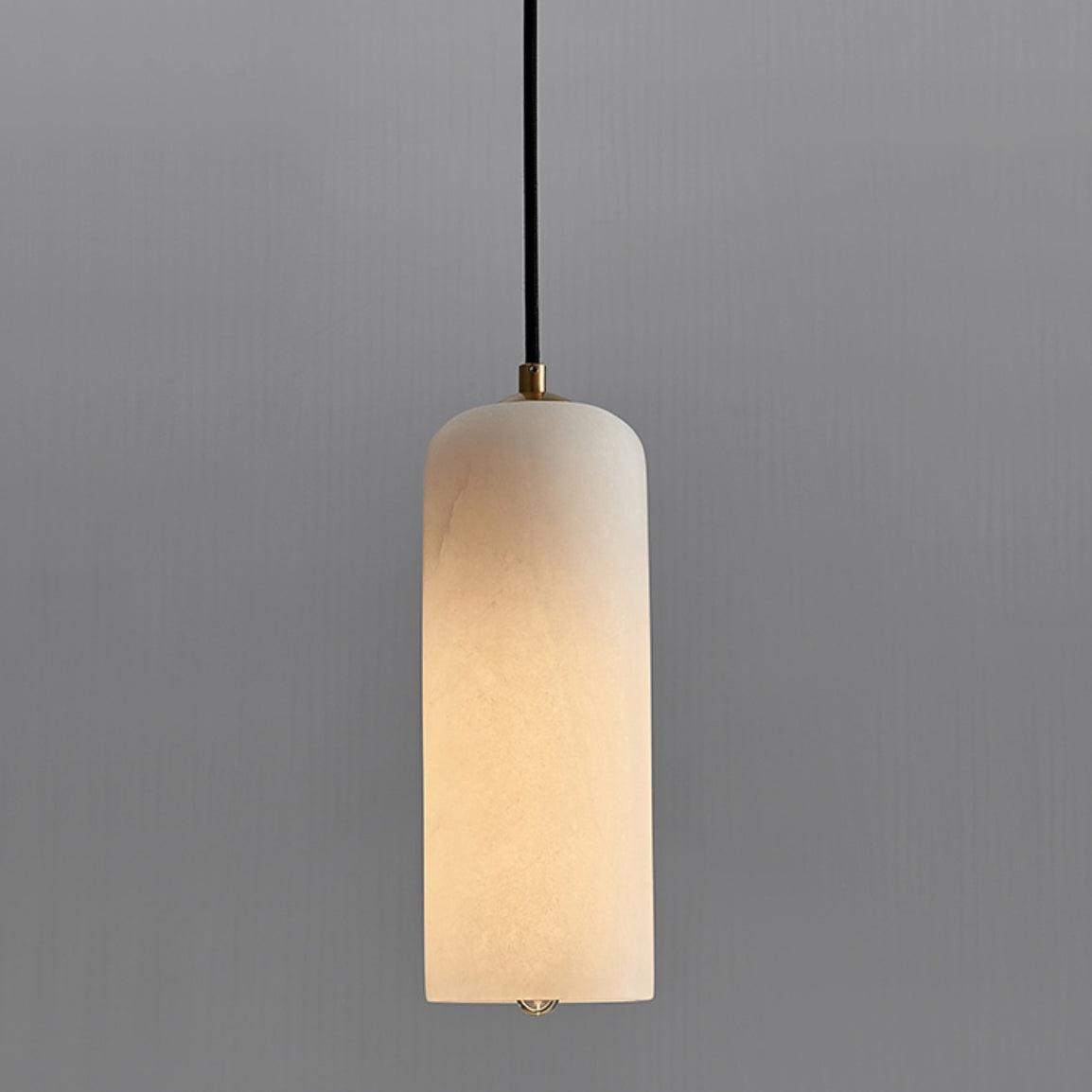 Nivenira Cylindrical Alabaster Pendant Light
