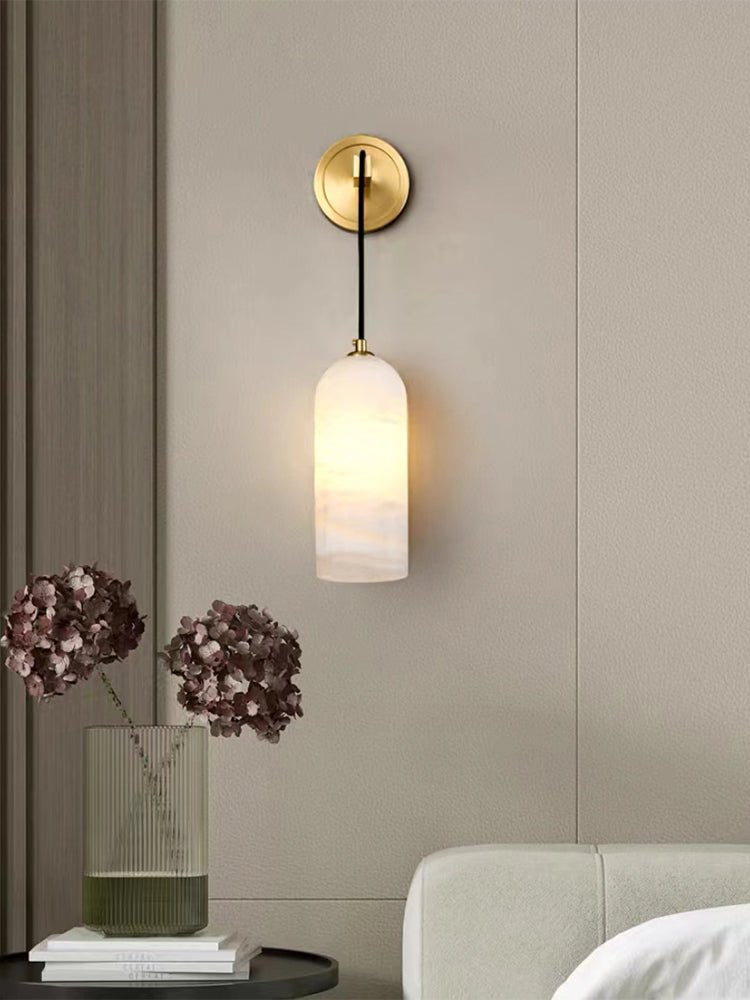 Haelion Pendant Alabaster Wall Light