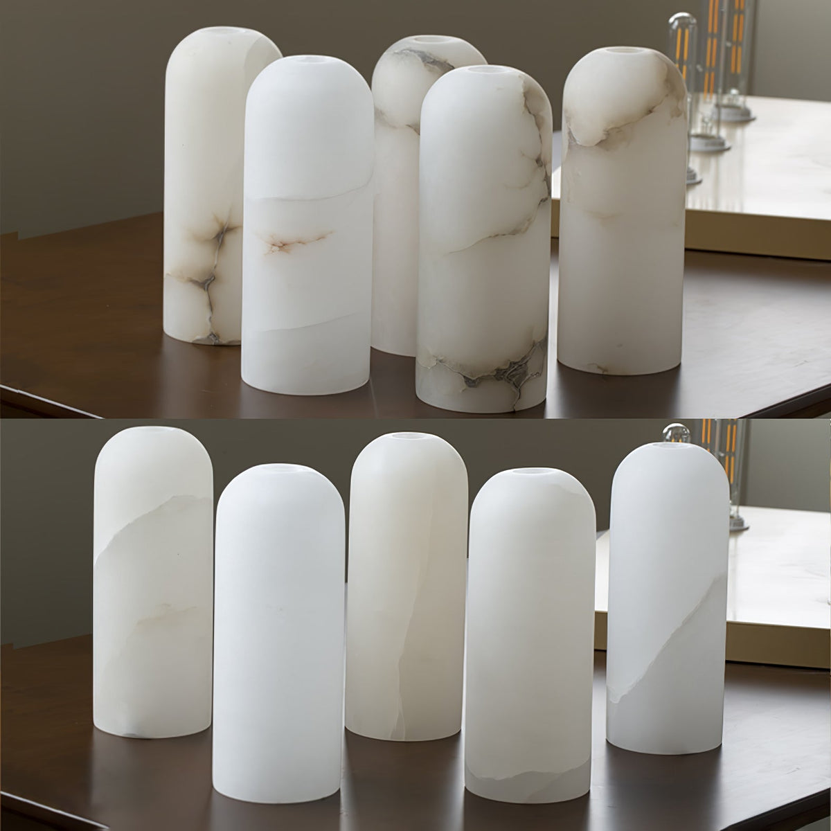 Haelion Pendant Alabaster Wall Light