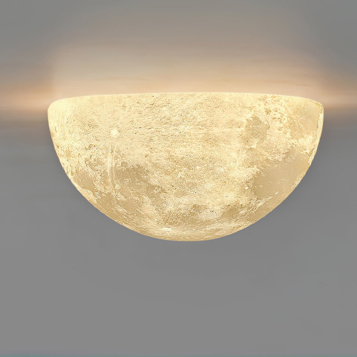 Brivel Nordic Art Moon 3D Plastic Wall Lamp