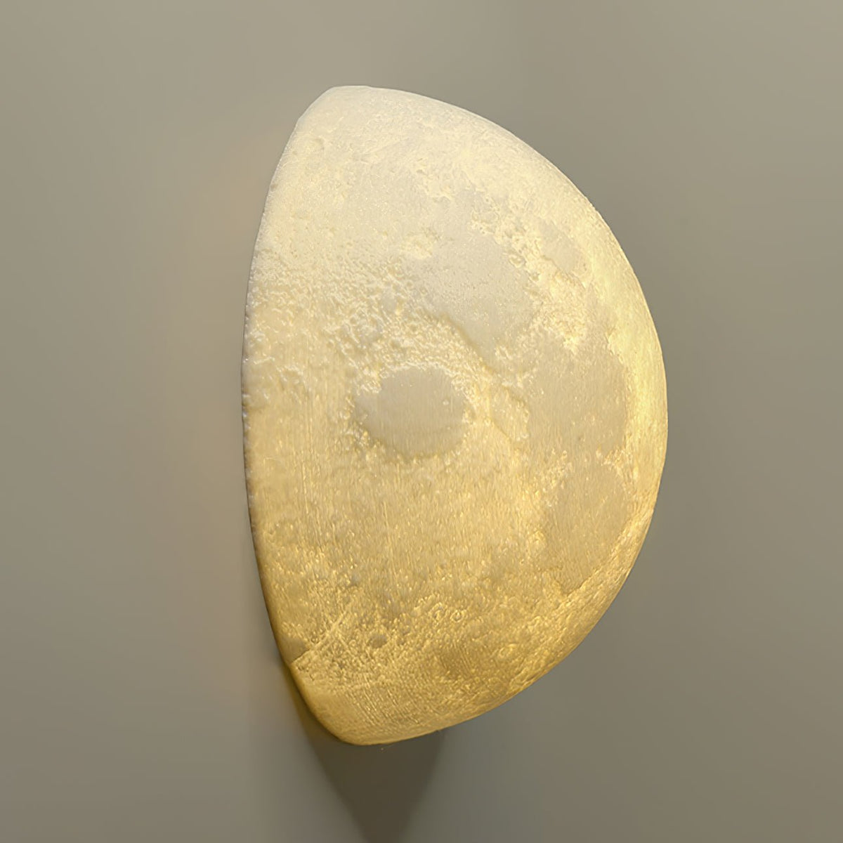Brivel Nordic Art Moon 3D Plastic Wall Lamp