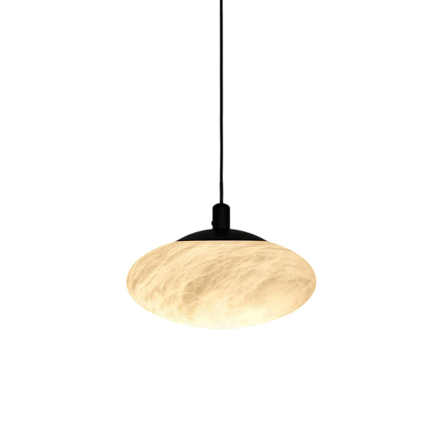 Cuthean Brass Alabaster Pendant Lamp