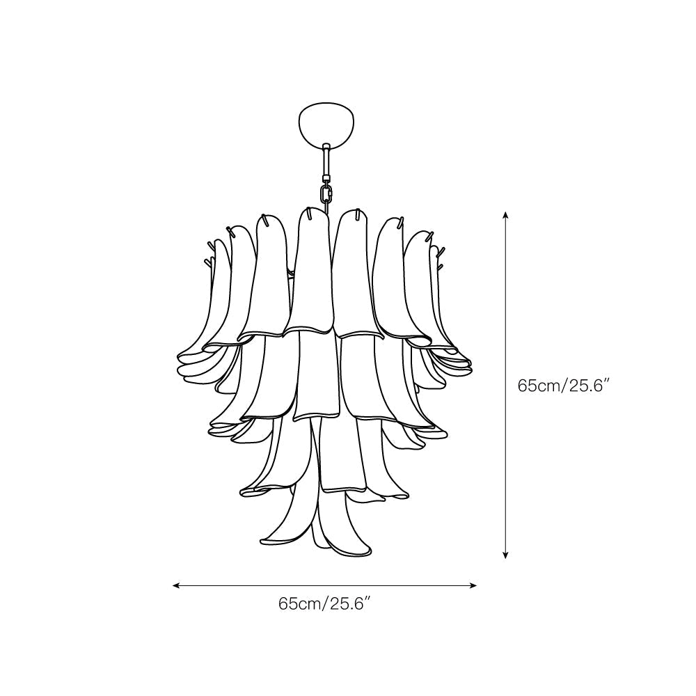 Orshaan Postmodern Luxury Glass Chandelier