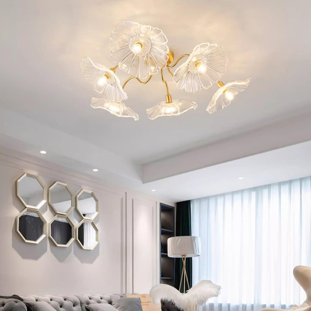 Rurepuk Ceiling Light Glass