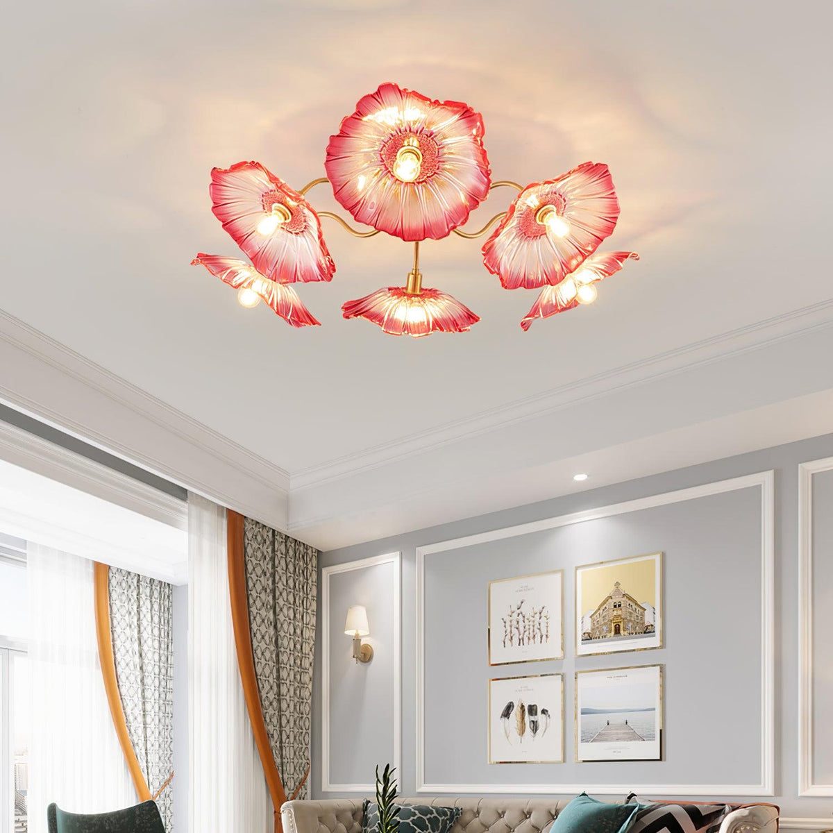 Rurepuk Ceiling Light Glass