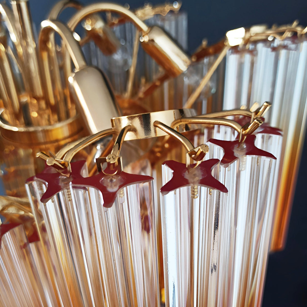 Evmararae Gradient Glass Chandelier