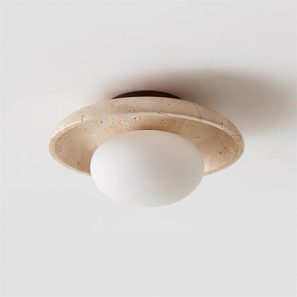 Mexo Travertine Ceiling Light