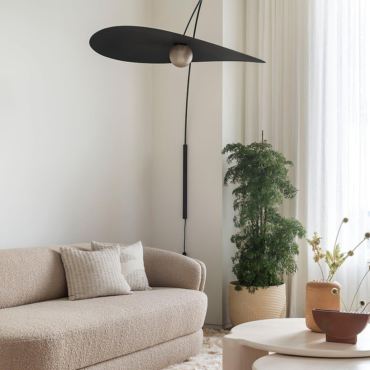 Tirove Glass Minimalist Wall Lamp