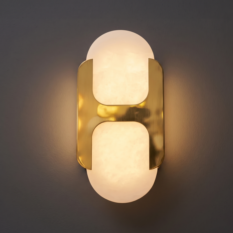 Alboette Alabaster Wall Lamp