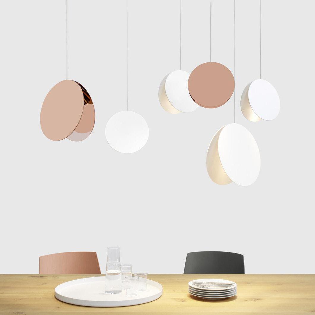 Wadigan Round Pendant Light, Metal, 6 Color, 7.8″/11.8″