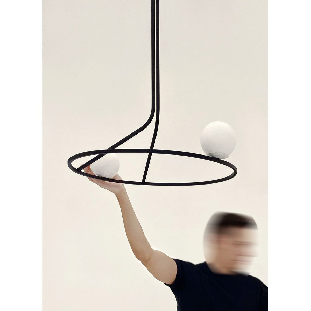 Ilthael Brass Glass Chandelier