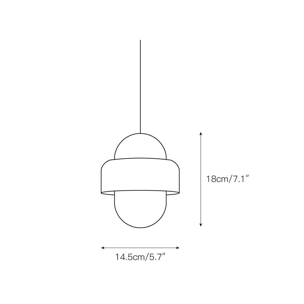Elliren Marble Glass Pendant Lamp
