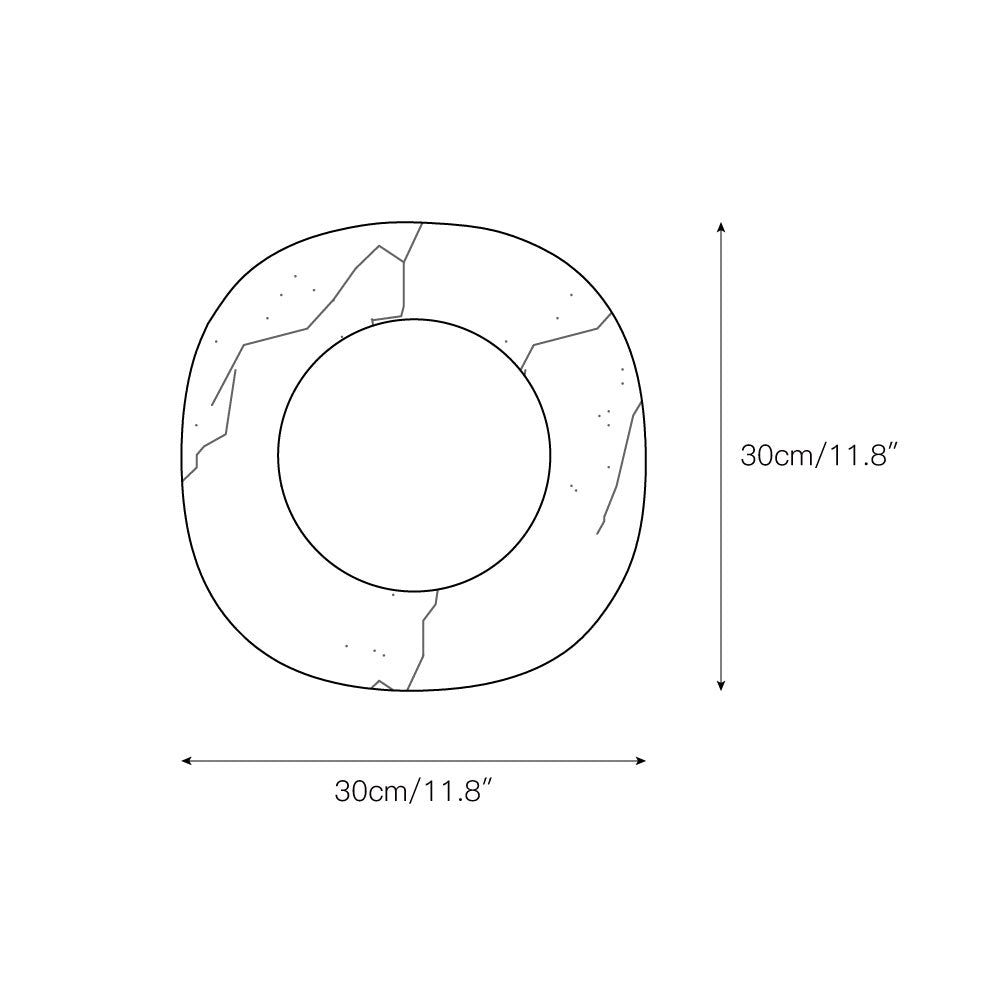 Cinoreth Marble Glass Wall Lamp