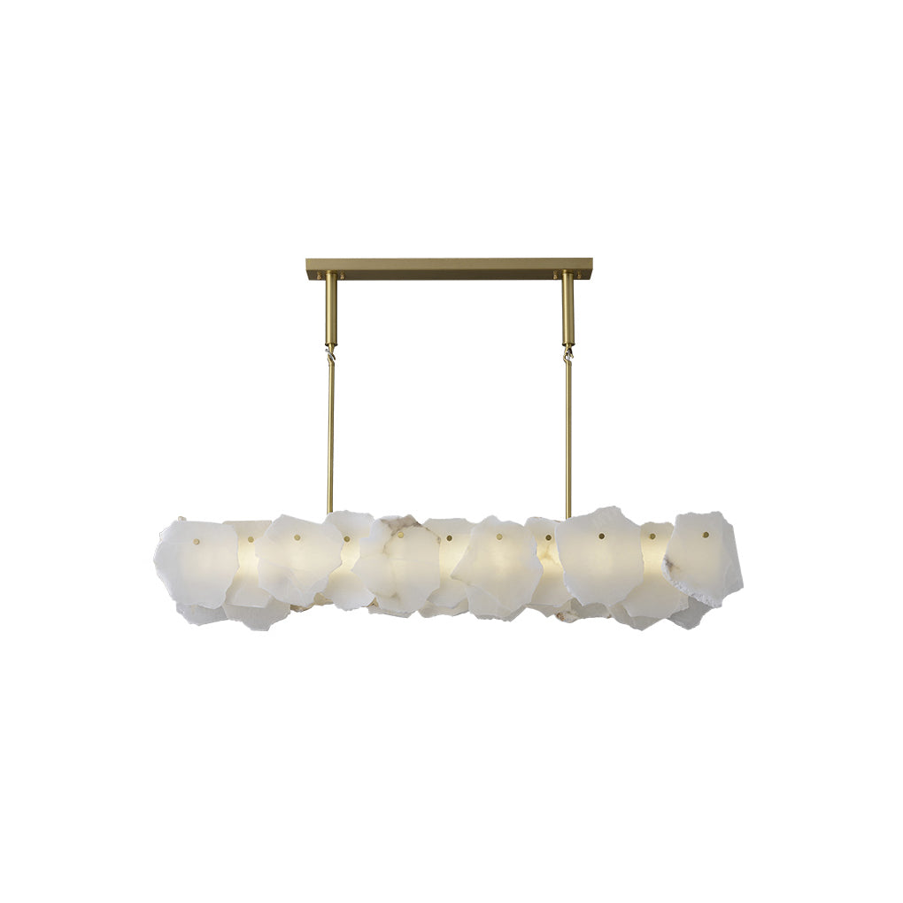 Catala Brass Alabaster Chandelier
