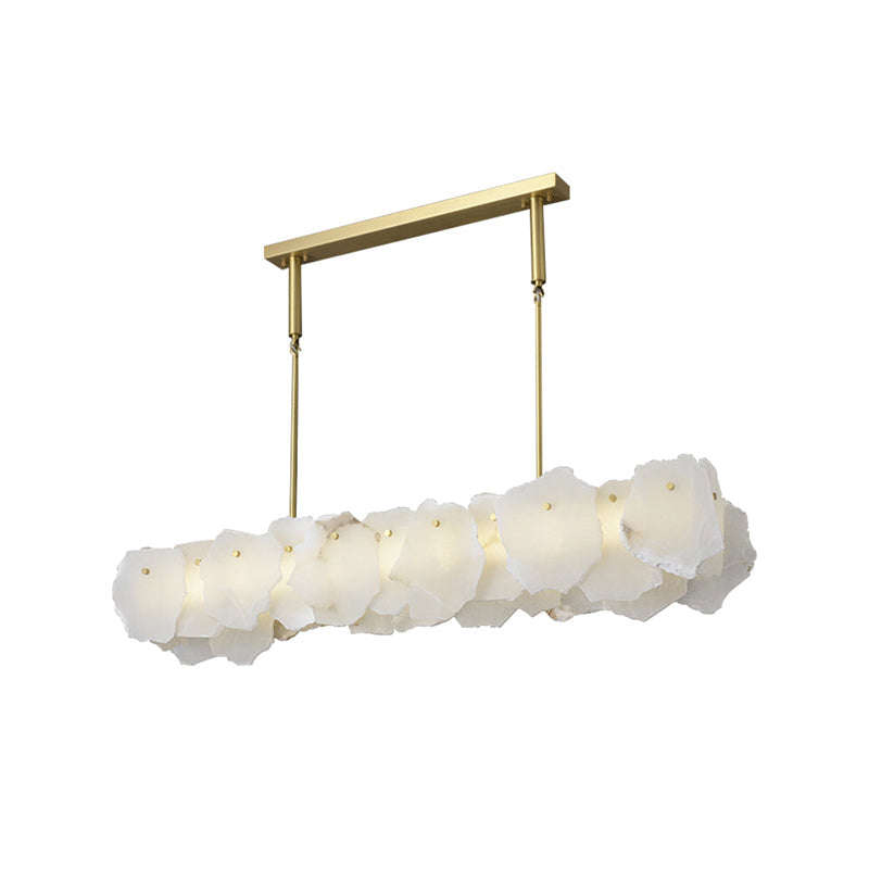 Catala Brass Alabaster Chandelier