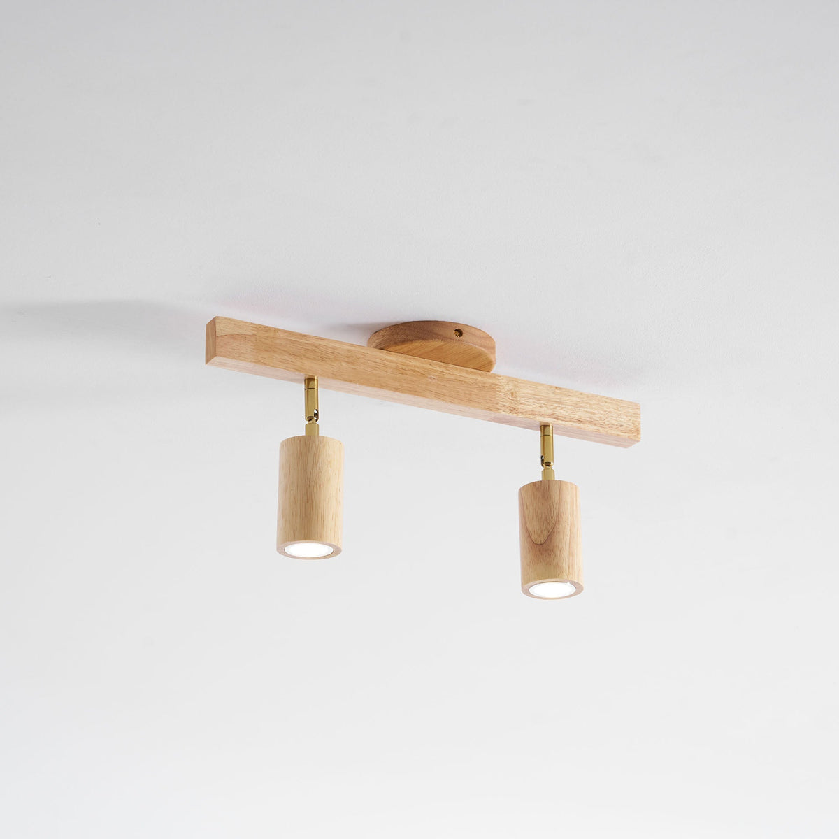 Valestone Wood Beam Spotlight Flush Mount Ceiling Light