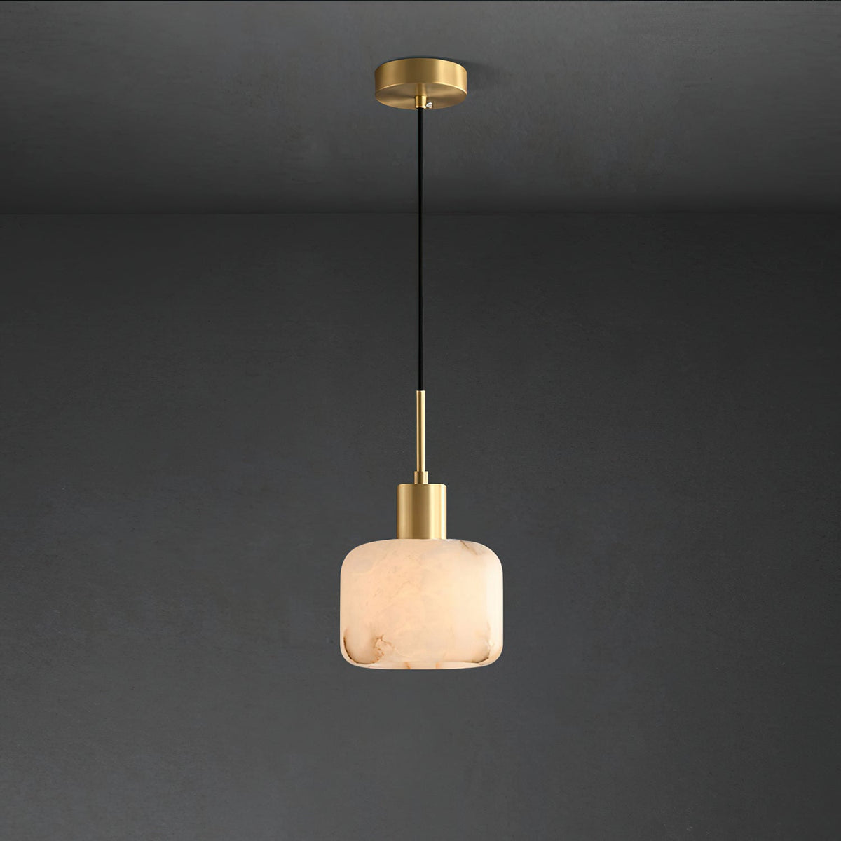 Eliriel Natural Small Alabaster Pendant Light