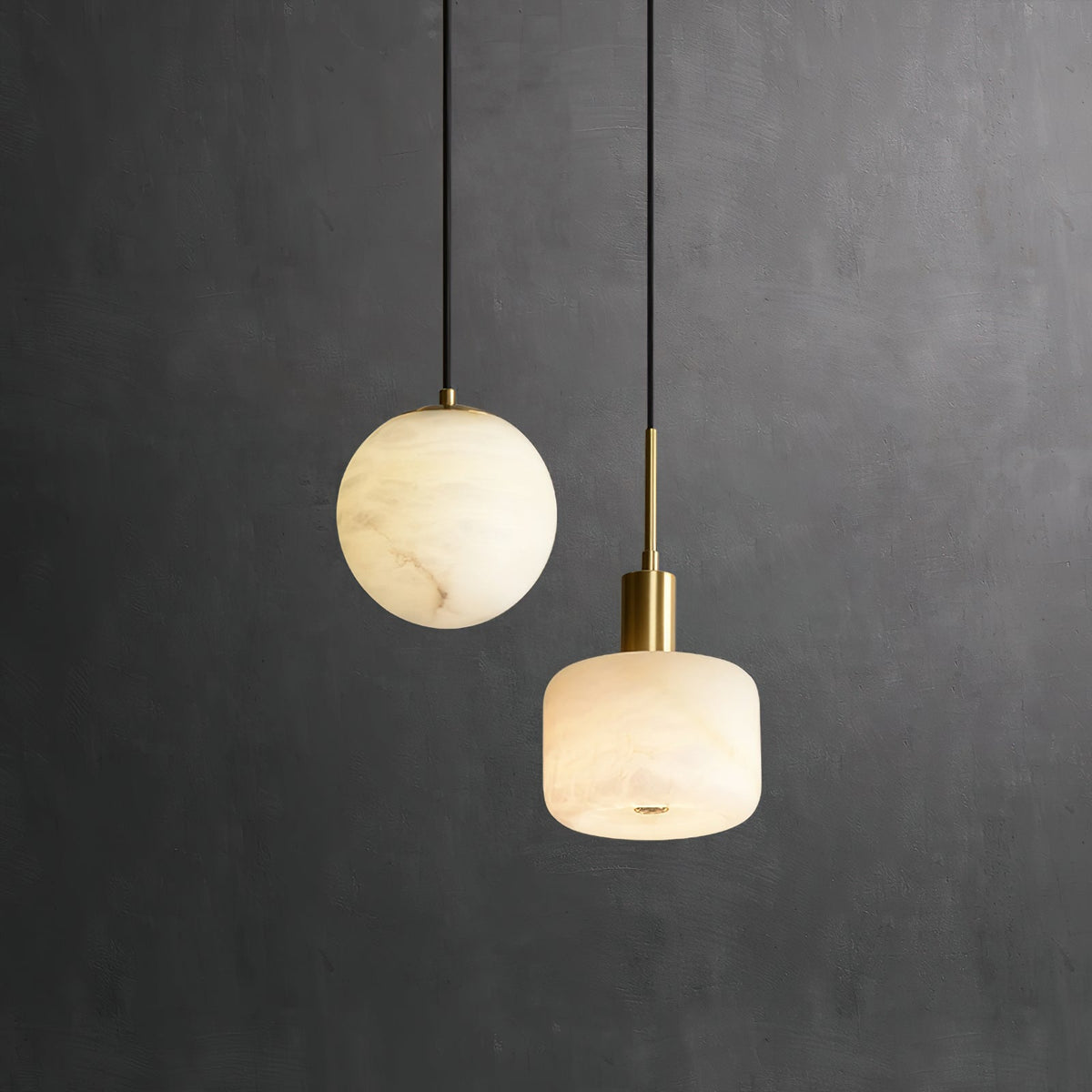 Eliriel Natural Small Alabaster Pendant Light