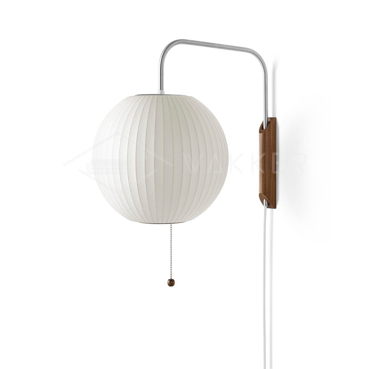 Aldinira Wall Sconce Walnut Ball