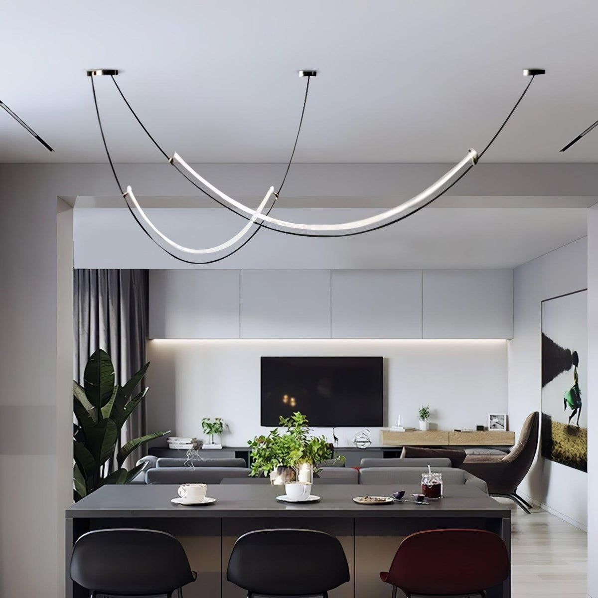 Selinon Curved LED Pendant Light