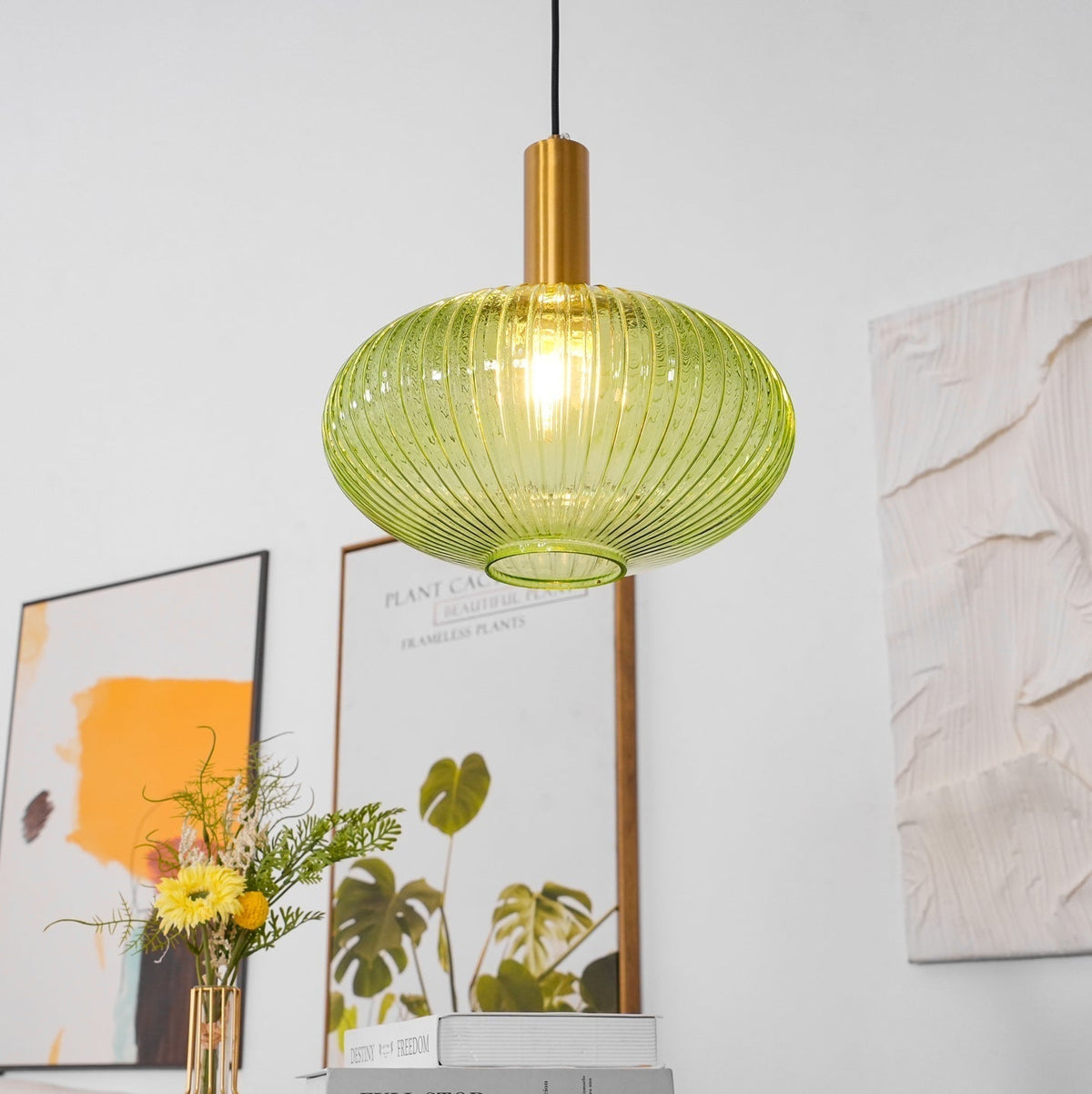 Miralelia Ribbed Pendant Lamp