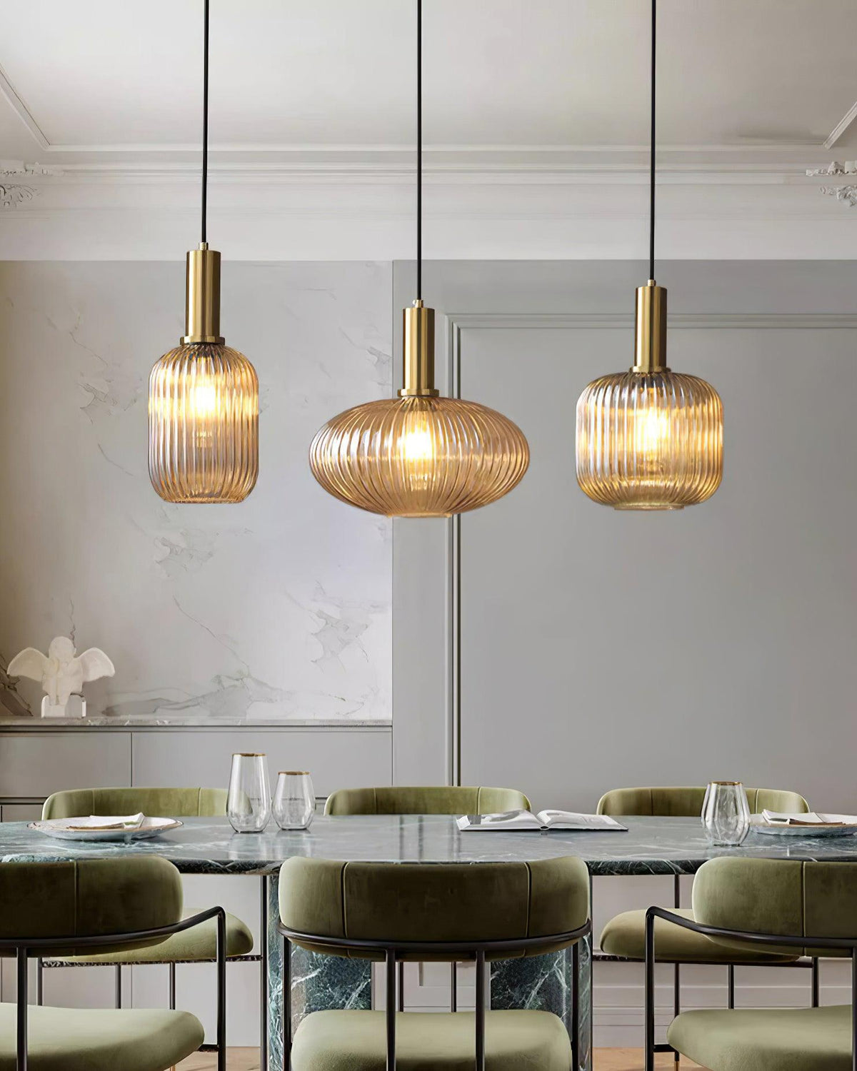 Miralelia Ribbed Pendant Lamp