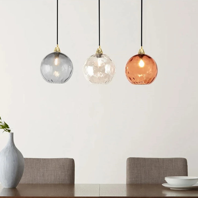 Avo Ripple Glass Pendant Lights-Neutral Decor