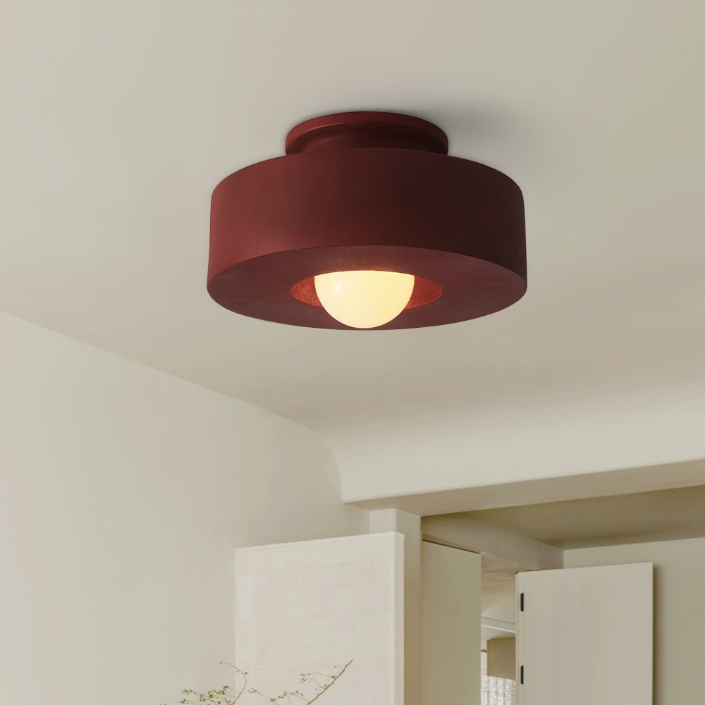 Honepoti Flush Mount Ceiling Light Nordic Macaron Bedroom