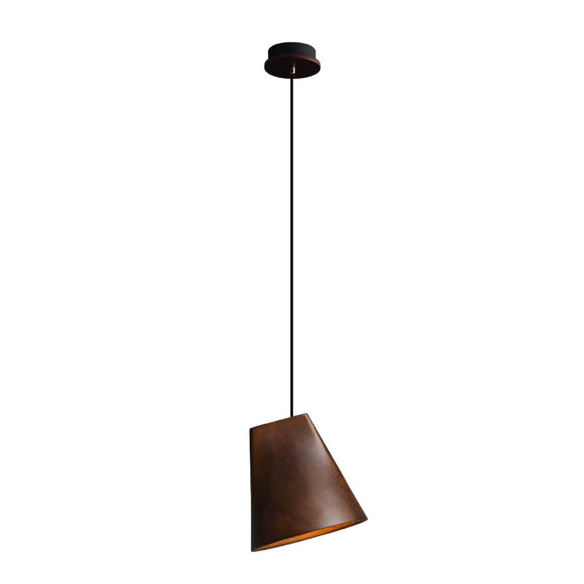 Sylorena Rustic Wood Pendant Light