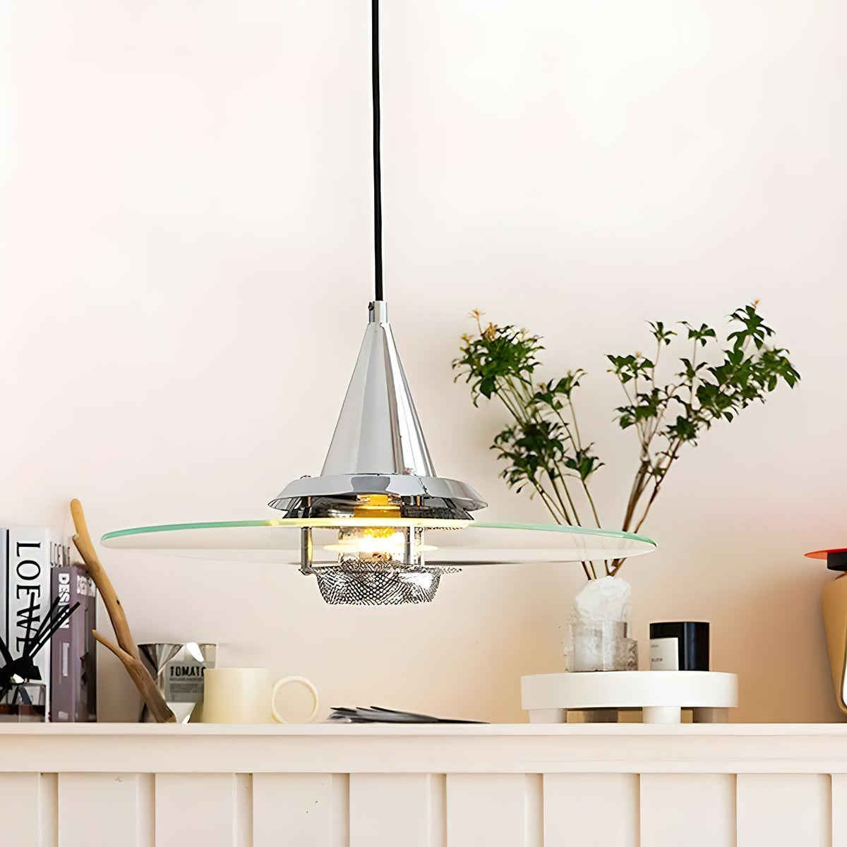 Kren Contemporary Glass Pendant Light