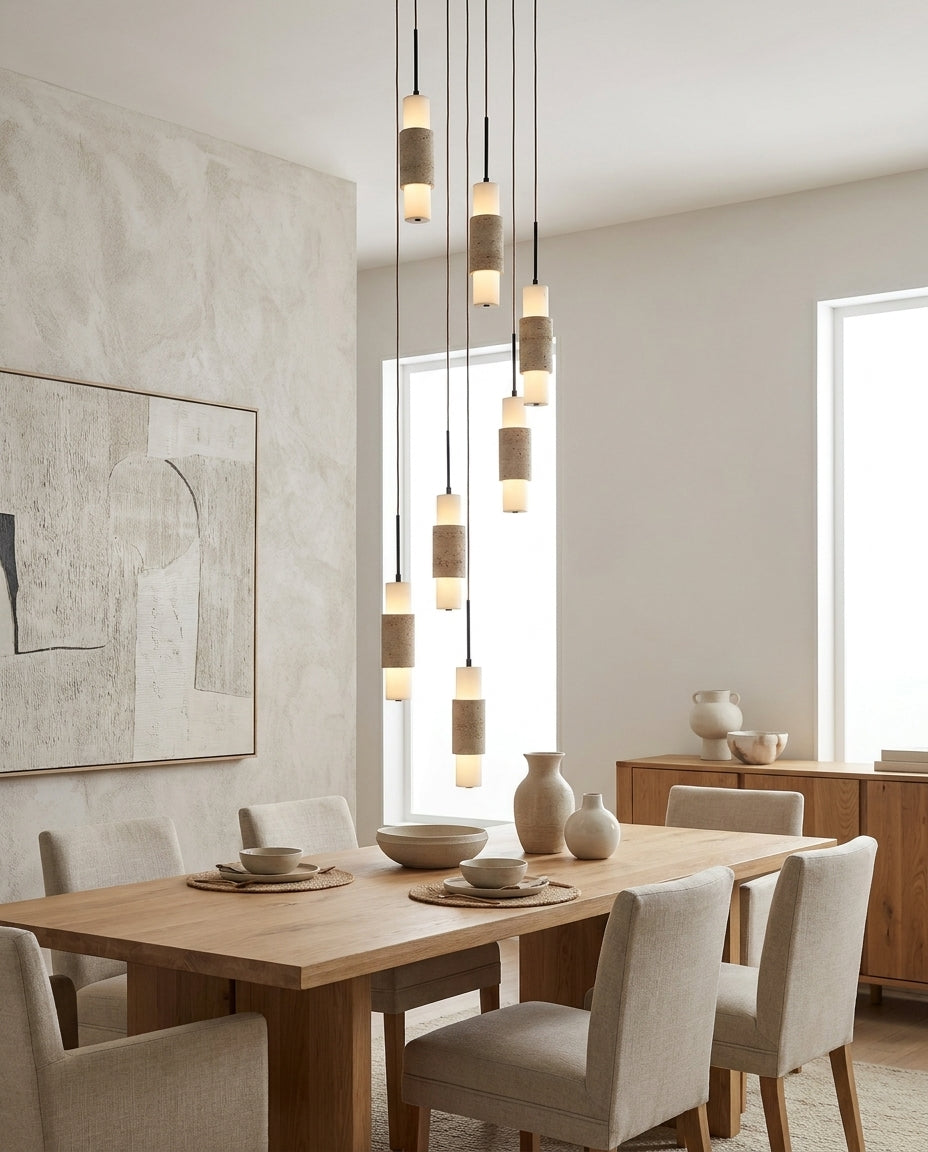 Yarrowcombe Travertine Chandelier