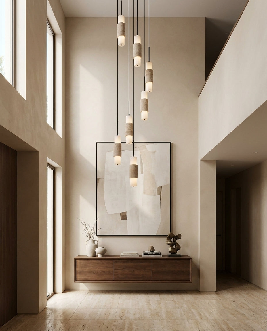 Yarrowcombe Travertine Chandelier