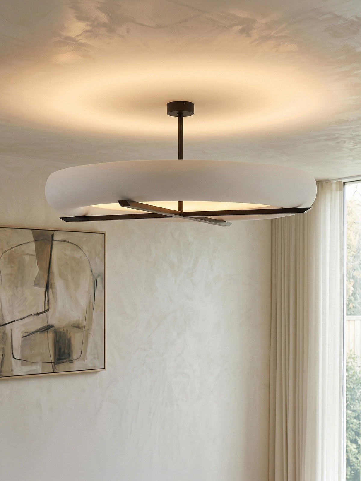 Wexford Geometric Flush Mount Chandelier