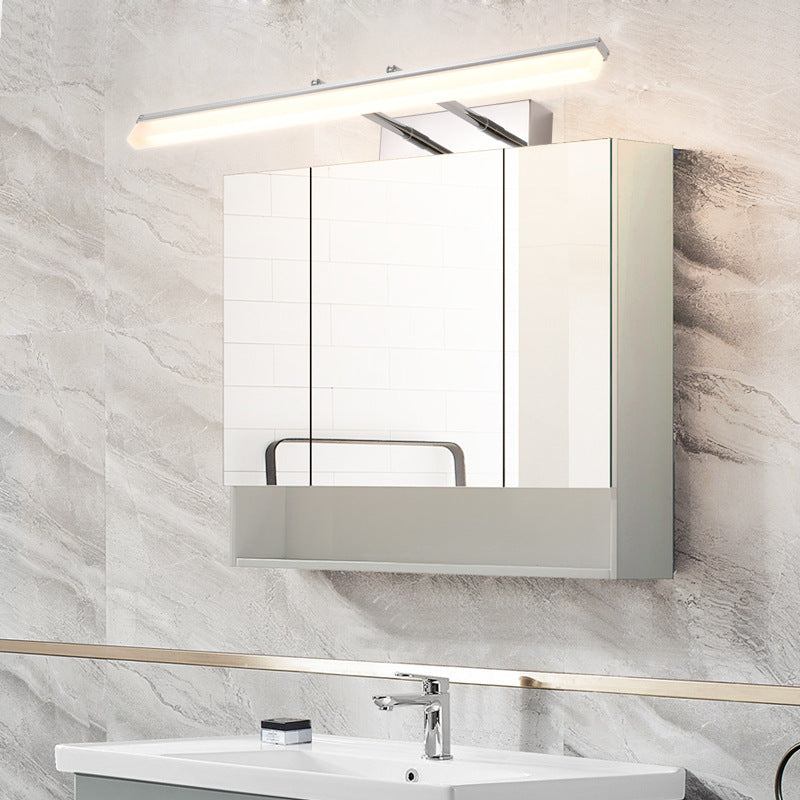 Tikeril Modern Rectangular Wall Lamp,Black/Silver