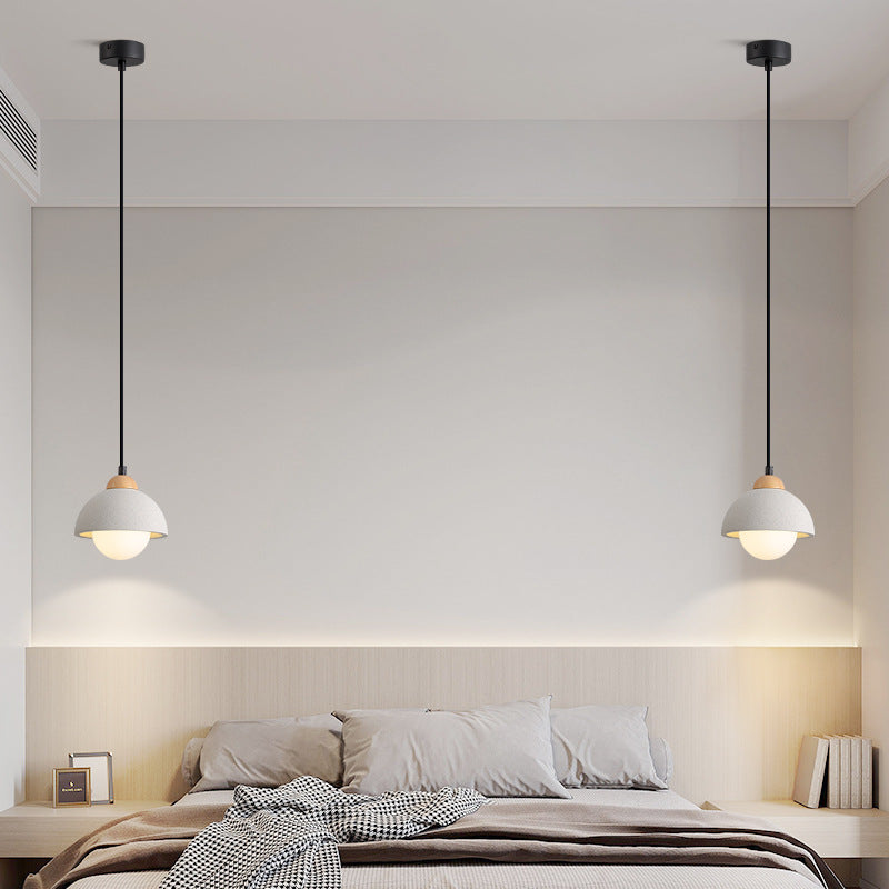 Latages Modern Pendant Light Cement White Bedroom/Kitchen Island