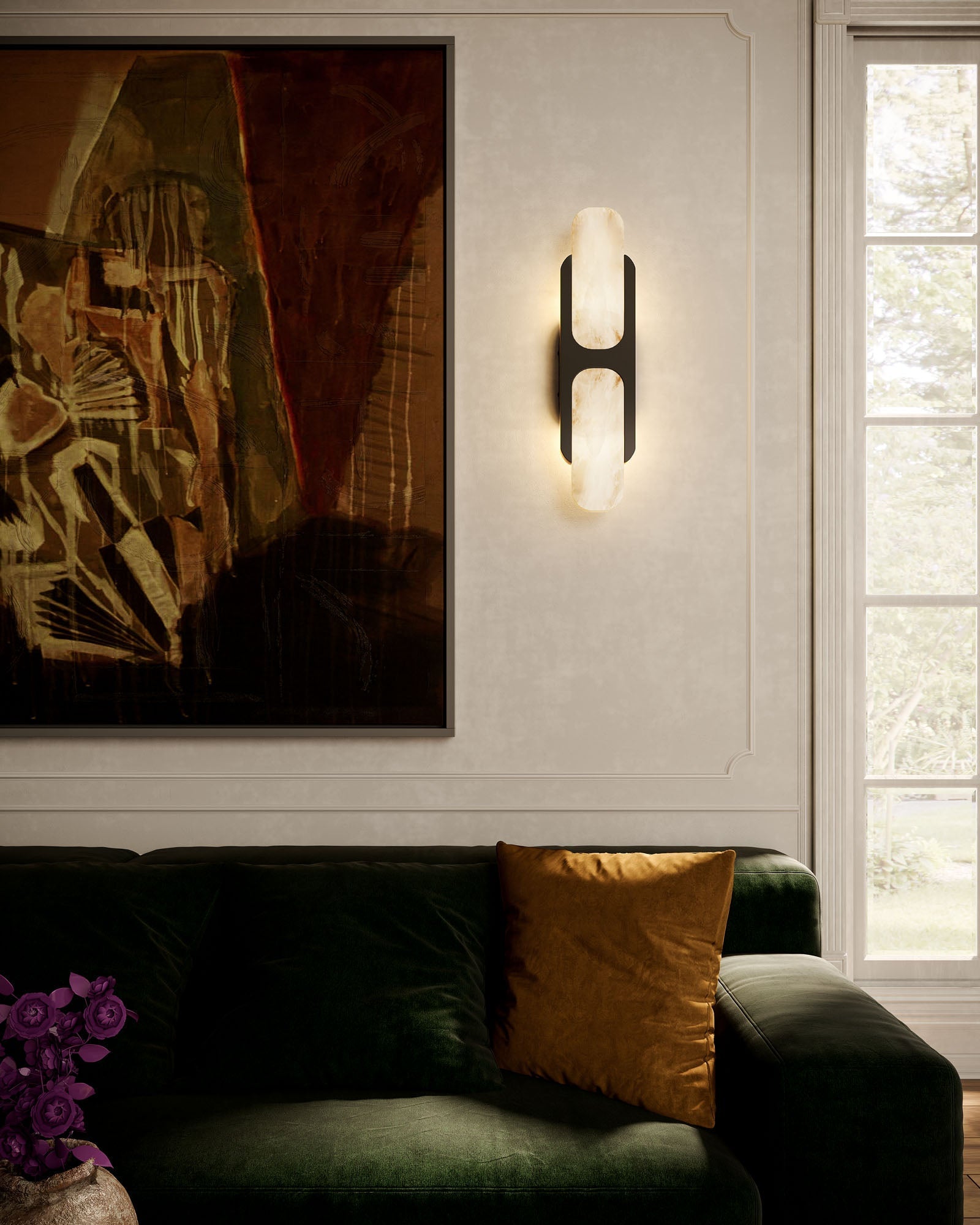 Lylaearis Alabaster Wall Lamp