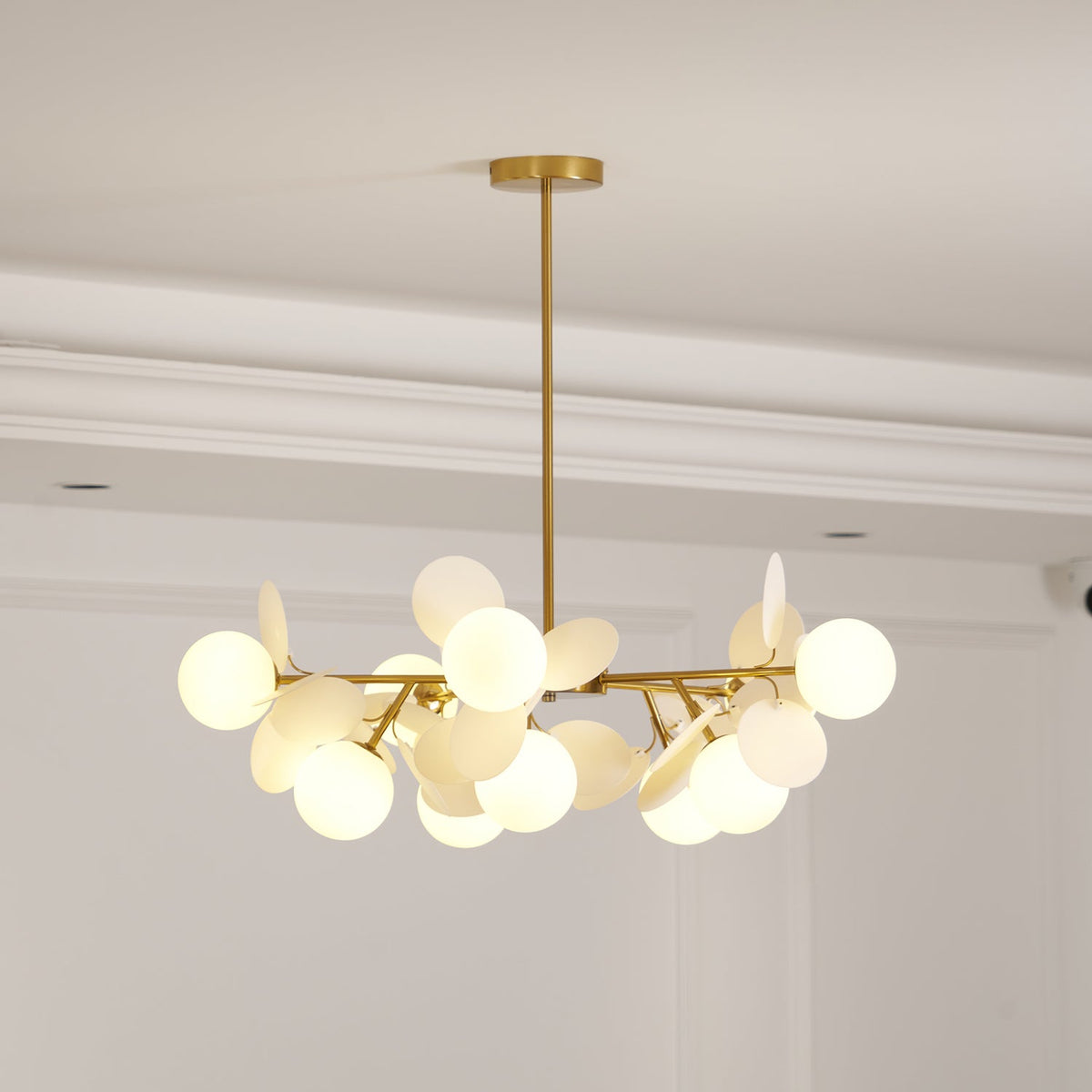 Tide Chandelier Off White Tree Eight Open Shades