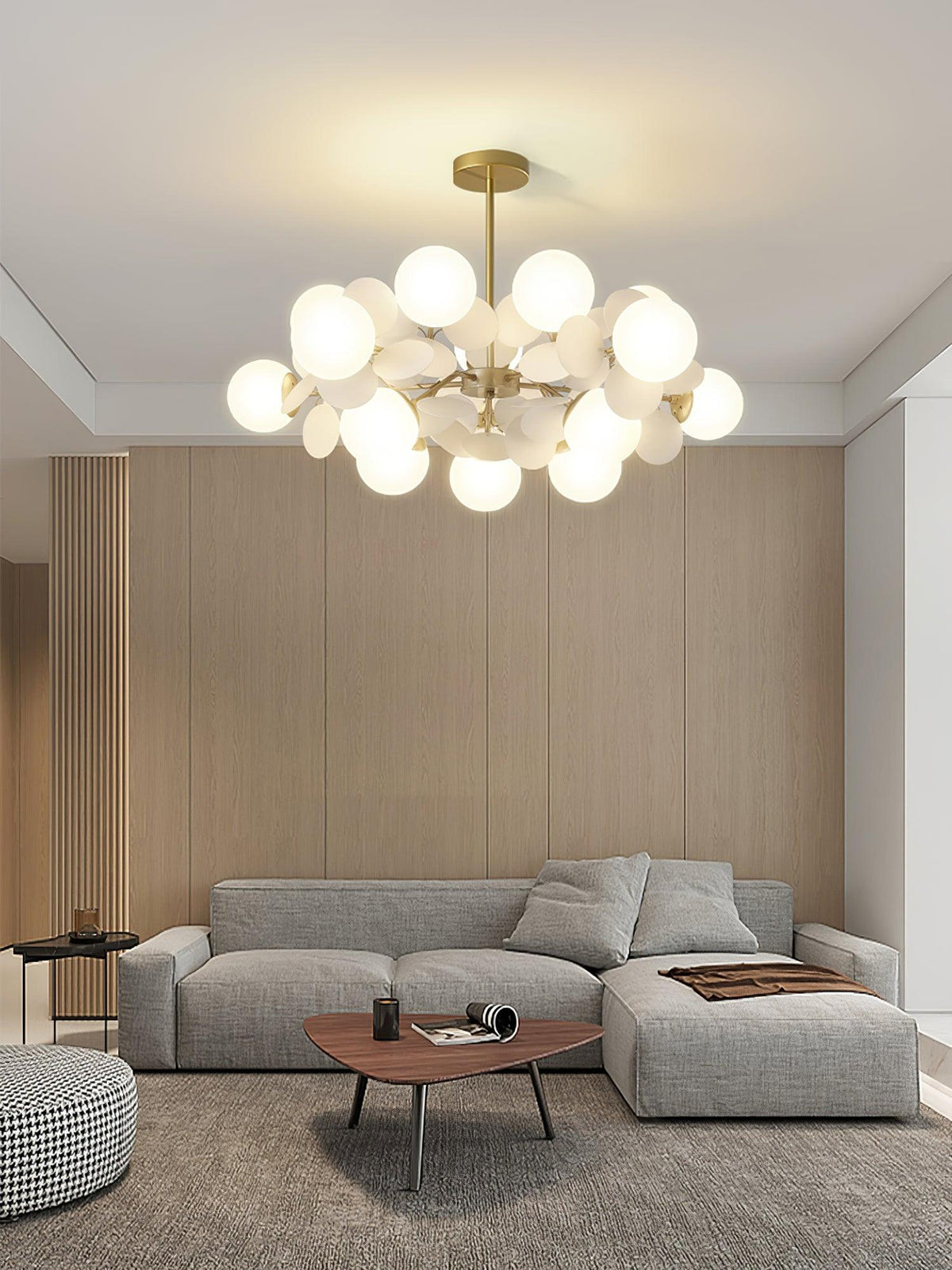 Tide Chandelier Off White Tree Eight Open Shades