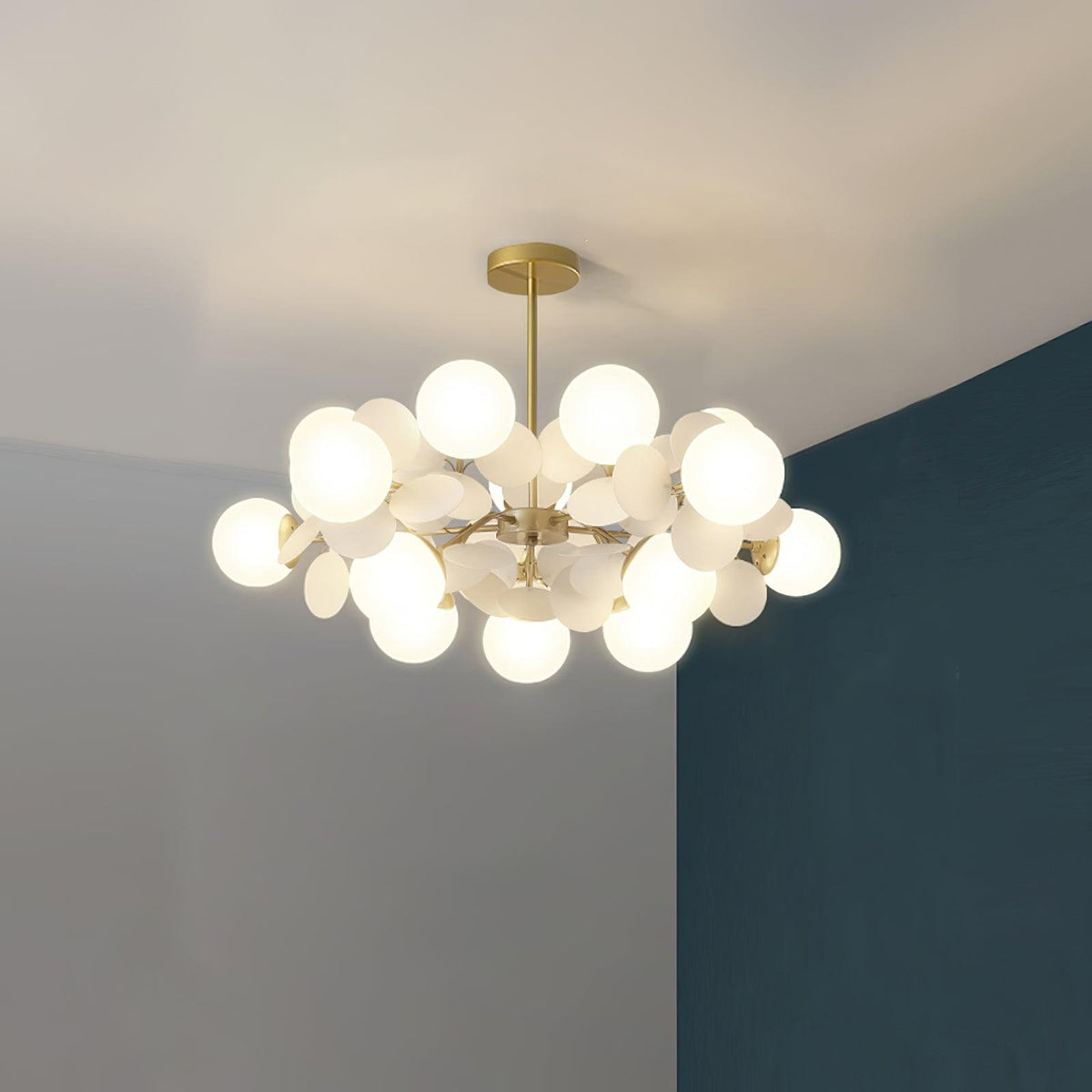 Tide Chandelier Off White Tree Eight Open Shades