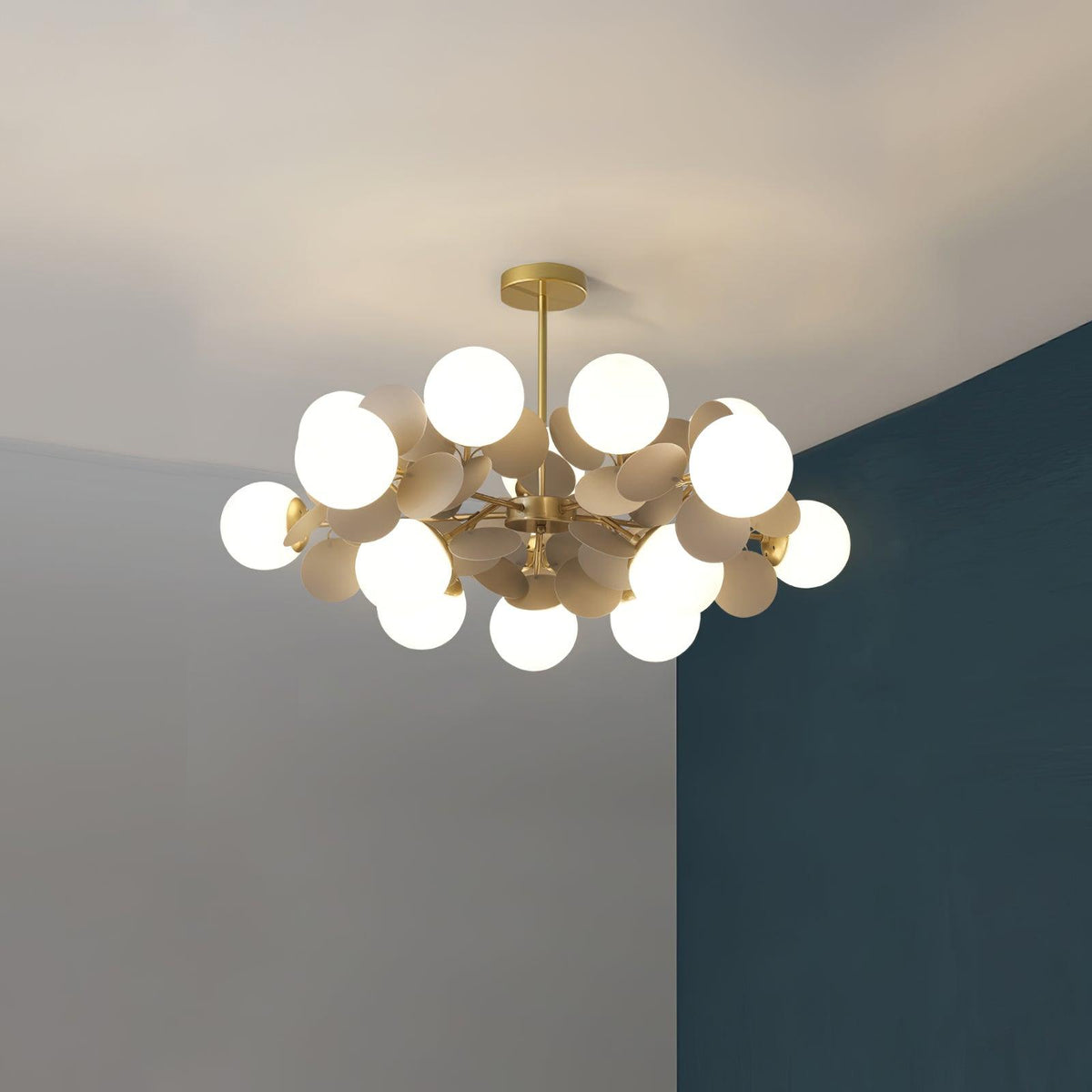 Tide Chandelier Off White Tree Eight Open Shades
