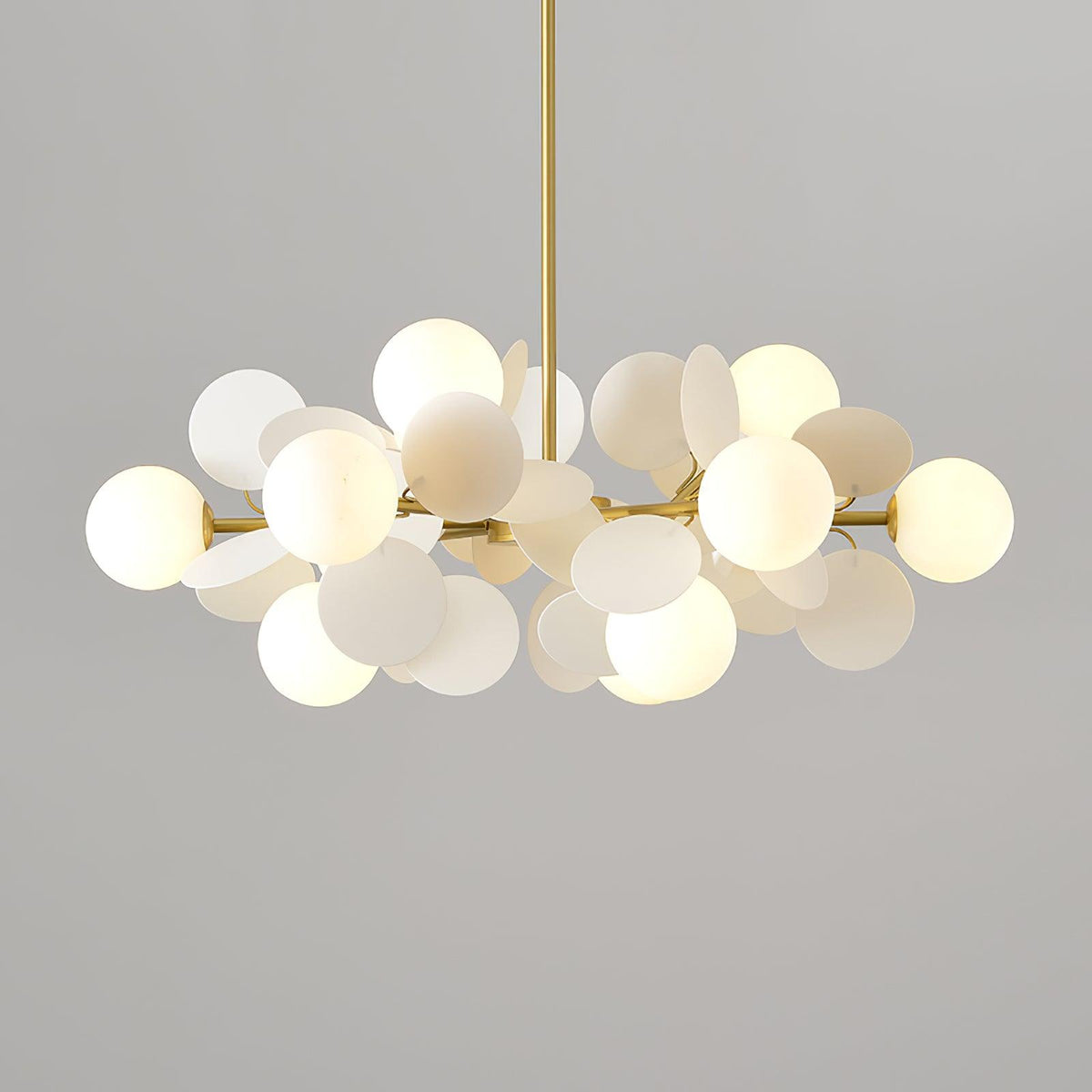 Tide Chandelier Off White Tree Eight Open Shades